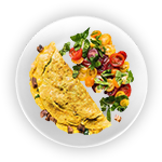 Spinach & Feta Wrapped Omelette 